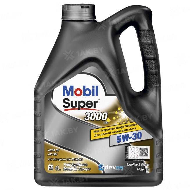 Масло моторное Mobil Super 3000 XE 5w30, 1 л 0