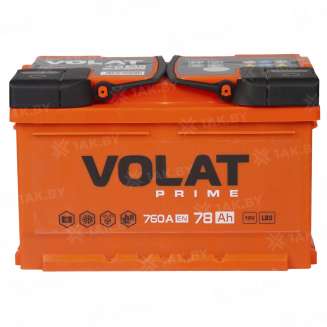 Аккумулятор VOLAT Prime (78 Ah) 760 A, 12 V Обратная, R+ LB3 VP780 4