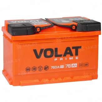 Аккумулятор VOLAT Prime (78 Ah) 760 A, 12 V Обратная, R+ LB3 VP780 5