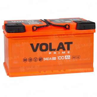 Аккумулятор VOLAT Prime (100 Ah) 940 A, 12 V Прямая, L+ L5 VP1001 5