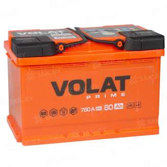 Аккумулятор VOLAT Prime (80 Ah) 780 A, 12 V Обратная, R+ L3 VP800 4