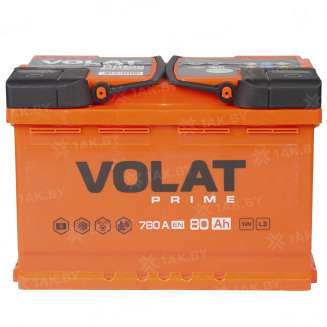Аккумулятор VOLAT Prime (80 Ah) 780 A, 12 V Обратная, R+ L3 VP800 5