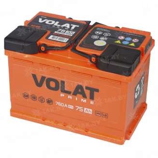 Аккумулятор VOLAT Prime (75 Ah) 760 A, 12 V Обратная, R+ L3 VP750 5