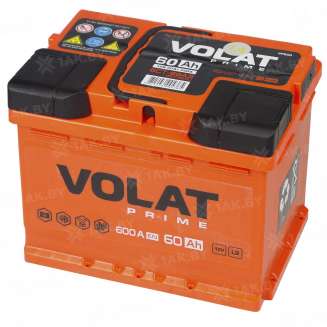 Аккумулятор VOLAT Prime (60 Ah) 600 A, 12 V Прямая, L+ L2 VP601 4