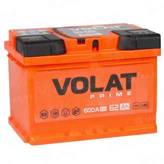 Аккумулятор VOLAT Prime (62 Ah) 600 A, 12 V Обратная, R+ LB2 VP620 4
