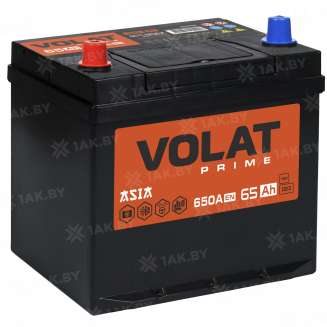 Аккумулятор VOLAT Prime Asia (65 Ah) 650 A, 12 V Прямая, L+ D23 VP651J 2
