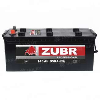 Аккумулятор ZUBR Professional (145 Ah) 950 A, 12 V Прямая, L+ D04 ZU1453S 3