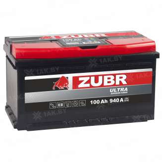 Аккумулятор ZUBR Ultra (100 Ah) 940 A, 12 V Обратная, R+ L5 ZU1000S 3