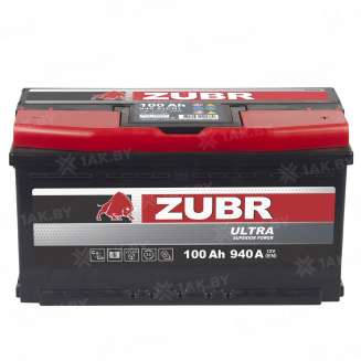 Аккумулятор ZUBR Ultra (100 Ah) 940 A, 12 V Обратная, R+ L5 ZU1000S 5