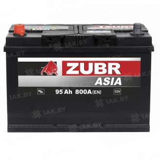 Аккумулятор ZUBR Ultra Asia (95 Ah) 800 A, 12 V Прямая, L+ D31 ZU951J 1