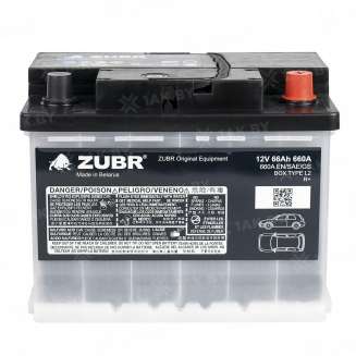 Аккумулятор ZUBR Ultra OE (66 Ah) 660 A, 12 V Обратная, R+ L2 OE660 3