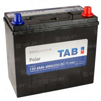 Аккумулятор TAB Polar (45 Ah) 400 A, 12 V Обратная, R+ B19 0