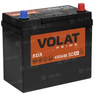 Аккумулятор VOLAT Prime Asia (50 Ah) 430 A, 12 V Обратная, R+ B24 VP500J Аккумулятор VOLAT Prime Asia (50 Ah) 430 A, 12 V Обратная, R+ B24 VP500J