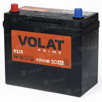 Аккумулятор VOLAT Prime Asia (50 Ah) 430 A, 12 V Прямая, L+ B24 VP501J 1