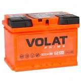Аккумулятор VOLAT Prime (62 Ah) 600 A, 12 V Прямая, L+ VP621