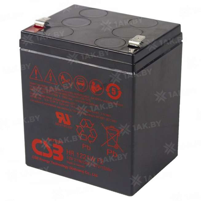 Аккумулятор для ИБП CSB (5 Ah) , 12 V  HR1221WF2 9