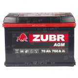 Аккумулятор ZUBR (70 Ah) 760 A, 12 V Обратная, R+ Аккумулятор ZUBR (70 Ah) 760 A, 12 V Обратная, R+