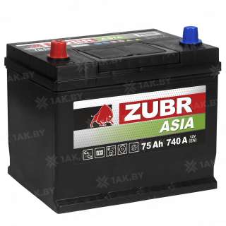 Аккумулятор ZUBR Premium Asia (75 Ah) 740 A, 12 V Прямая, L+ D26 ZU751JP Аккумулятор ZUBR Premium Asia (75 Ah) 740 A, 12 V Прямая, L+ D26 ZU751JP