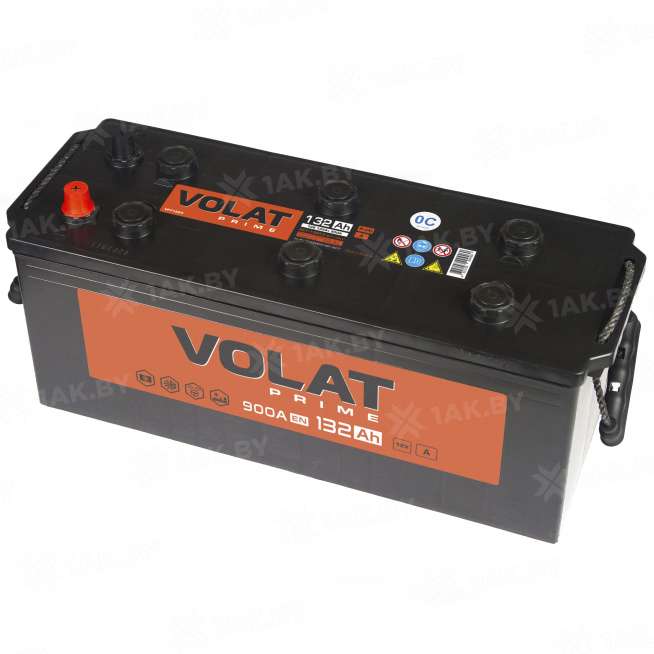 Аккумулятор VOLAT Prime Professional (132 Ah) 900 A, 12 V Прямая, L+ D4 VP1323 0