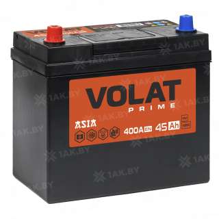 Аккумулятор VOLAT Prime Asia (45 Ah) 400 A, 12 V Прямая, L+ B24 VP451J
