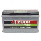 Аккумулятор ZUBR Premium (105 Ah) 1000 A, 12 V Обратная, R+ ZU1050P