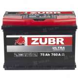 Аккумулятор ZUBR Ultra (75 Ah) 760 A, 12 V Обратная, R+ ZU750S