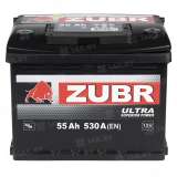 Аккумулятор ZUBR Ultra (55 Ah) 530 A, 12 V Обратная, R+ Аккумулятор ZUBR Ultra (55 Ah) 530 A, 12 V Обратная, R+