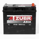 Аккумулятор ZUBR Ultra Asia (45 Ah) 400 A, 12 V Обратная, R+ ZU450J