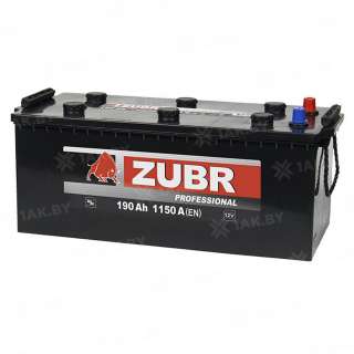 Аккумулятор ZUBR Professional (190 Ah) 1200 A, 12 V Прямая, L+ D4 00039543 Аккумулятор ZUBR Professional (190 Ah) 1200 A, 12 V Прямая, L+ D4 00039543