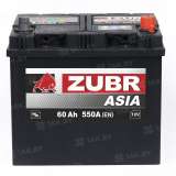 Аккумулятор ZUBR Ultra Asia (60 Ah) 550 A, 12 V Обратная, R+ ZU600J