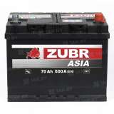 Аккумулятор ZUBR Ultra Asia (70 Ah) 600 A, 12 V Обратная, R+ ZU700J