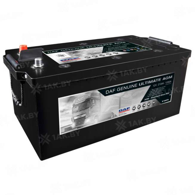 Аккумулятор DAF (210 Ah) 1200 A, 12 V Прямая, L+ D6 2183388G 0