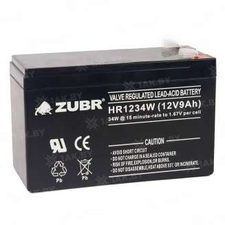 Аккумулятор ZUBR (9 Ah,12 V) AGM 151х98х94 2.6 кг 4