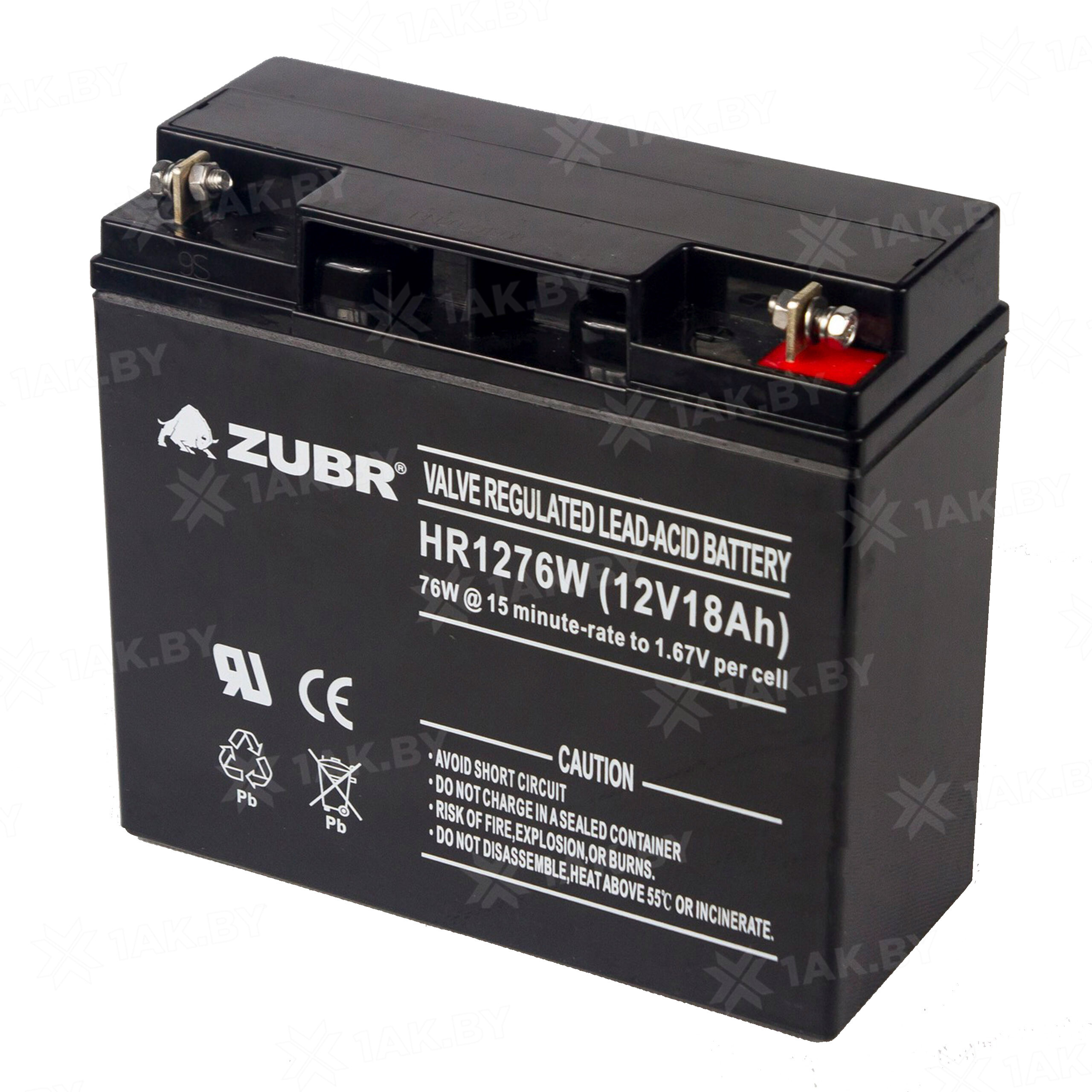 Аккумулятор для ИБП ZUBR (18 Ah) , 12 V HR12-76W(ZUBR) | Купить на