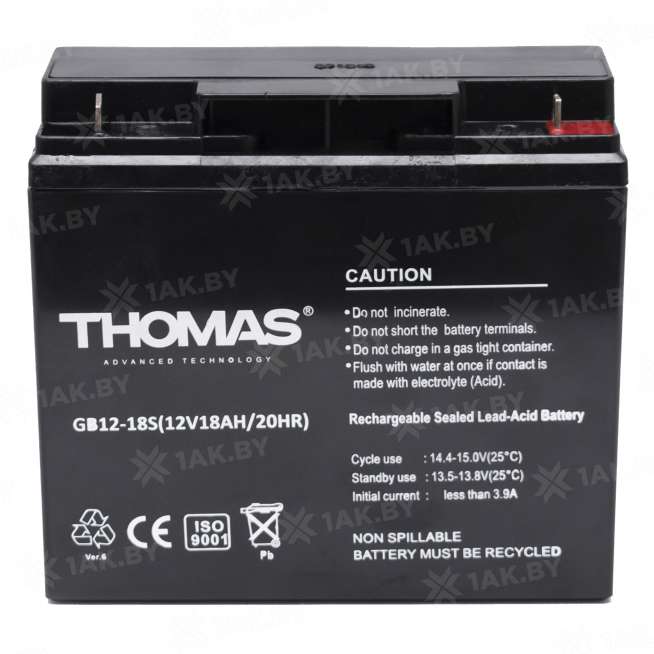 Аккумулятор для ИБП THOMAS (18 Ah) , 12 V  GB12-18S(Thomas) 4