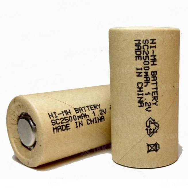 Аккумуляторный элемент SUNER Ni-Mh SC flat top 10C (2000 mАh) 0