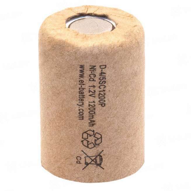 Аккумуляторный элемент SUNER Ni-CD 4/5SC power type 10C (1.2 V, 1200 mАh) 0