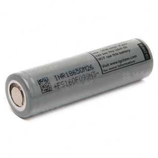 LG Li-ion INR18650-M26S (3.65 B, 2.6 А/ч, 10A)