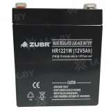 Аккумулятор ZUBR (5 Ah,12 V) AGM 90x70x101 1.62 кг