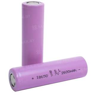 Аккумуляторный элемент BSL 18650 2600 mAh 3C (3.7V, 2.6 А/ч, 7.8A), Китай Аккумуляторный элемент BSL 18650 2600 mAh 3C (3.7V, 2.6 А/ч, 7.8A), Китай