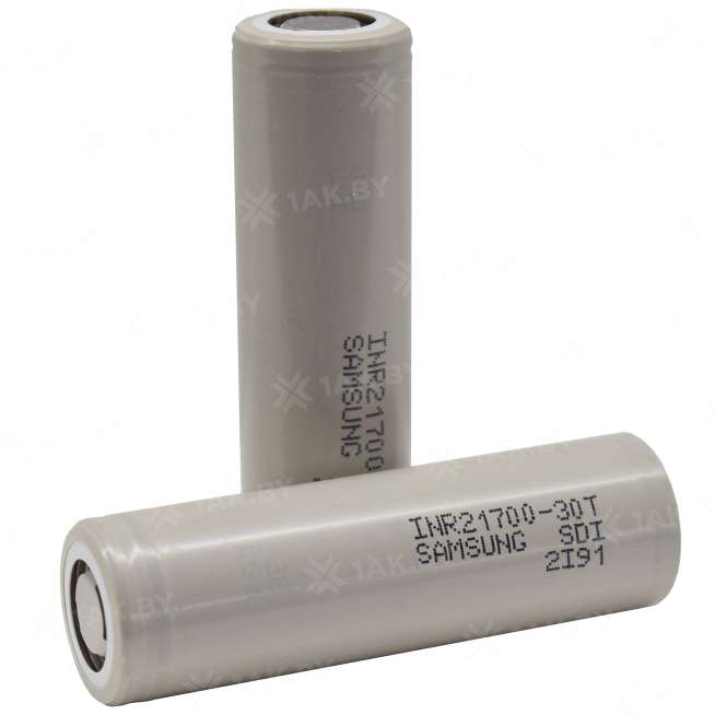 Samsung Li-ion INR21700-30T (3.6 В, 3000 мАч, 35А) 1