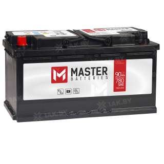 Аккумулятор MASTER BATTERIES (90 Ah) 740 A, 12 V Прямая, L+ L5 MB901E Аккумулятор MASTER BATTERIES (90 Ah) 740 A, 12 V Прямая, L+ L5 MB901E