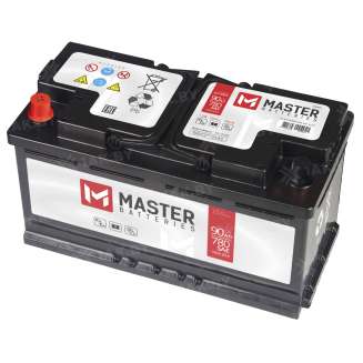 Аккумулятор MASTER BATTERIES (90 Ah) 740 A, 12 V Прямая, L+ L5 MB901E 1