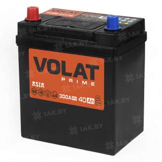 Аккумулятор VOLAT Prime Asia (40 Ah) 300 A, 12 V Прямая, L+ B19 VP401J 1