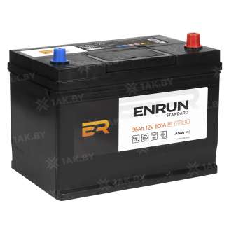 Аккумулятор ENRUN Asia (95 Ah) 800 A, 12 V Обратная, R+ D31 EN950JS 1