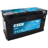 Аккумулятор EXIDE AGM (95 Ah) 850 A, 12 V Обратная, R+ L5 EK950