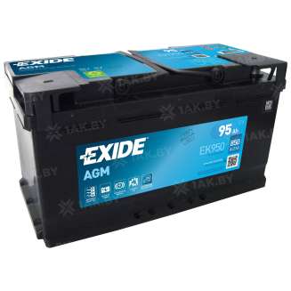 Аккумулятор EXIDE AGM (95 Ah) 850 A, 12 V Обратная, R+ L5 EK950 0