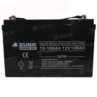 Аккумулятор ZUBR MARINE GEL (100 Ah,12 V) GEL 330x171x214/220 мм 1