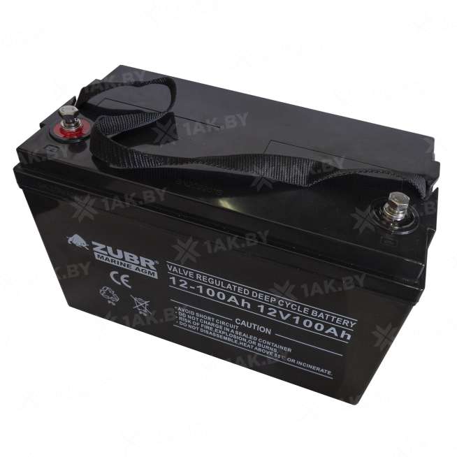 Аккумулятор ZUBR MARINE AGM (100 Ah,12 V) AGM 330x171x214/220 мм 2