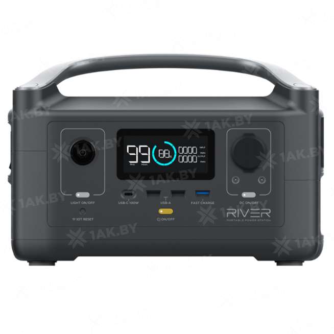 Портативная зарядная станция EcoFlow RIVER 600 0